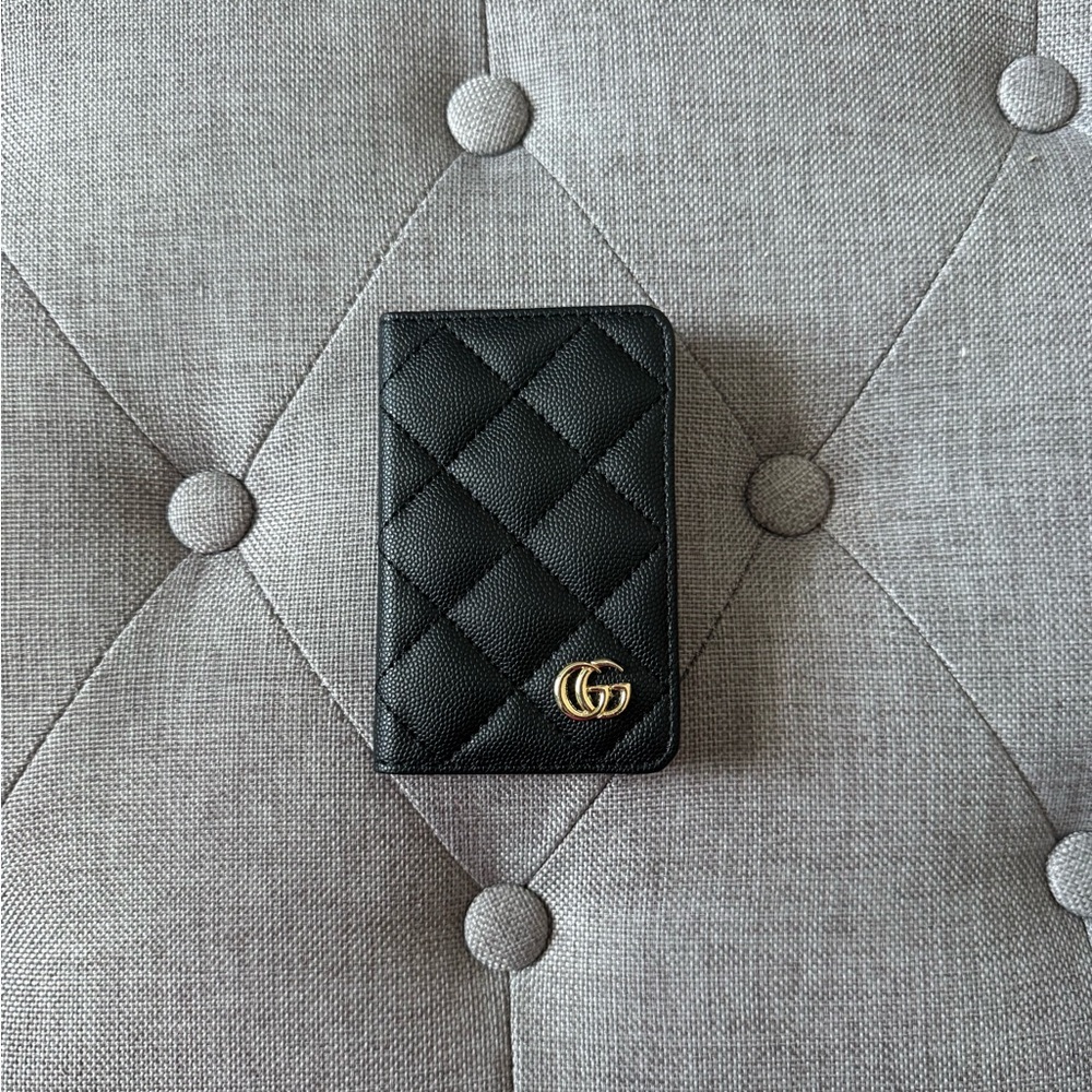 Black Quilted Phone Case